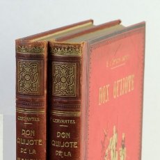 Libros antiguos: EL INGENIOSO HIDALGO DON QUIJOTE DE LA MANCHA-CERVANTES-BIBLIOTECA ILUSTRADA ESPADA Y COMPAÑÍA-1879