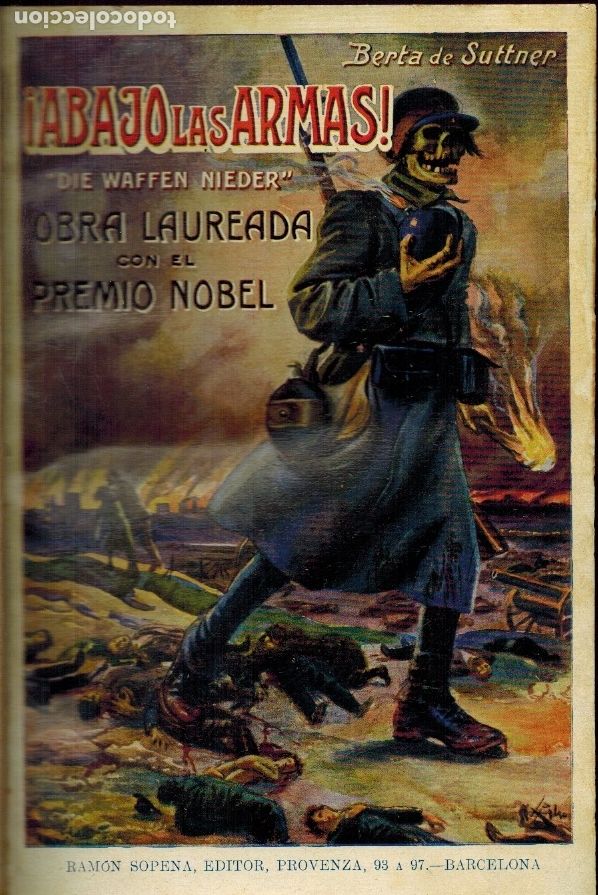 Libros antiguos: ABAJO LAS ARMAS: de Berta de Sunner - Foto 1