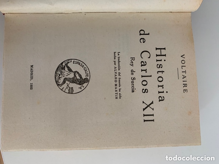 Libros antiguos: Voltaire Historia de Carlos XII - Foto 2