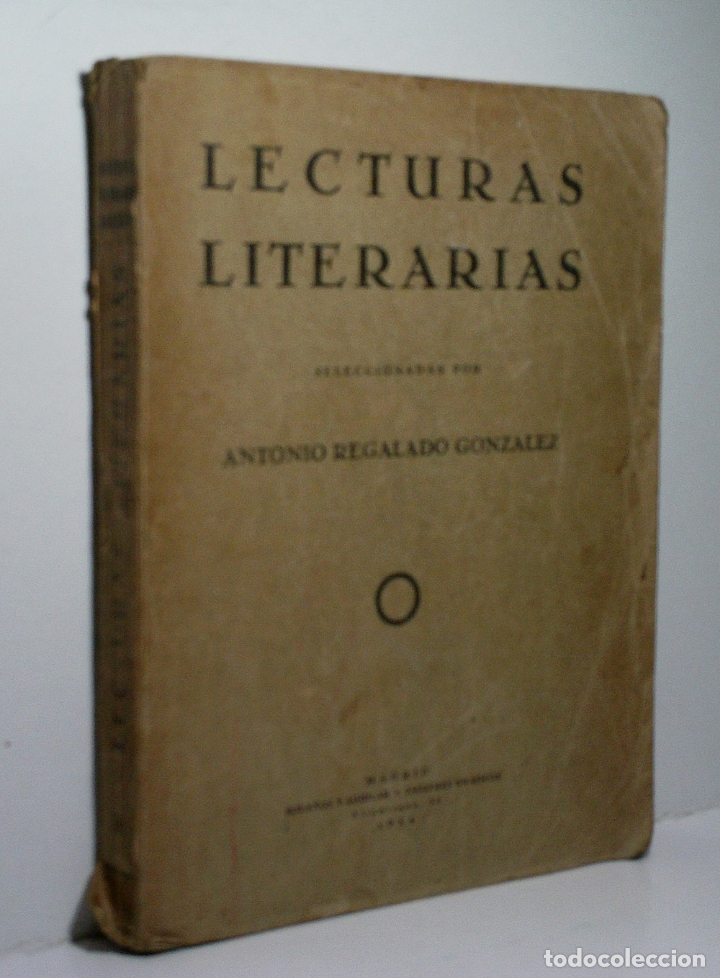 Libros antiguos: LECTURAS LITERARIAS. 1934 - Foto 1