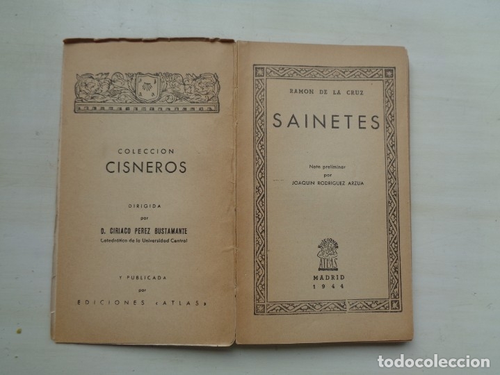 Libros antiguos: SAINETES DE RAMON DE LA CRUZ - Foto 3