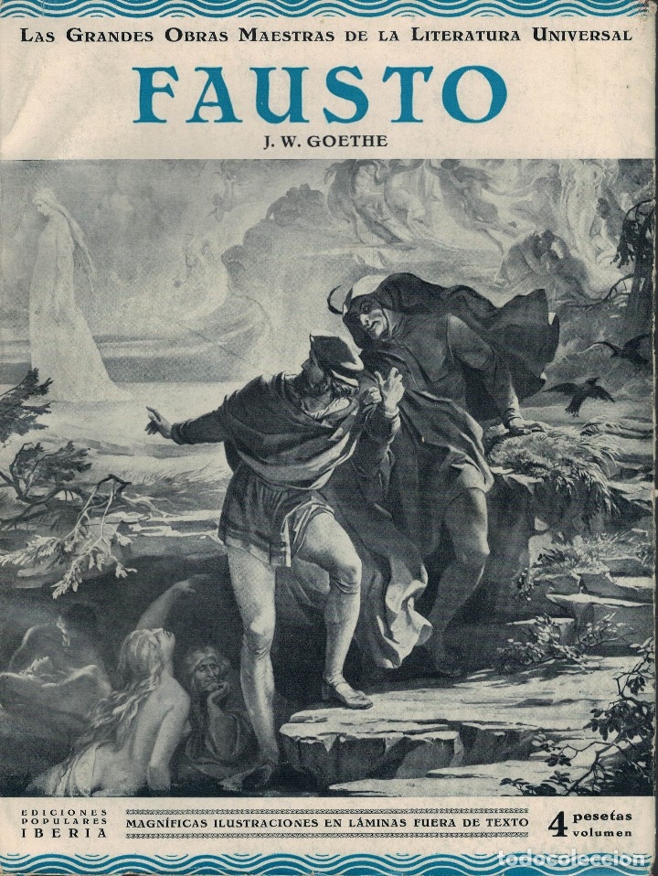 Libros antiguos: J.W. Goethe, Fausto. / Iberia - Foto 1