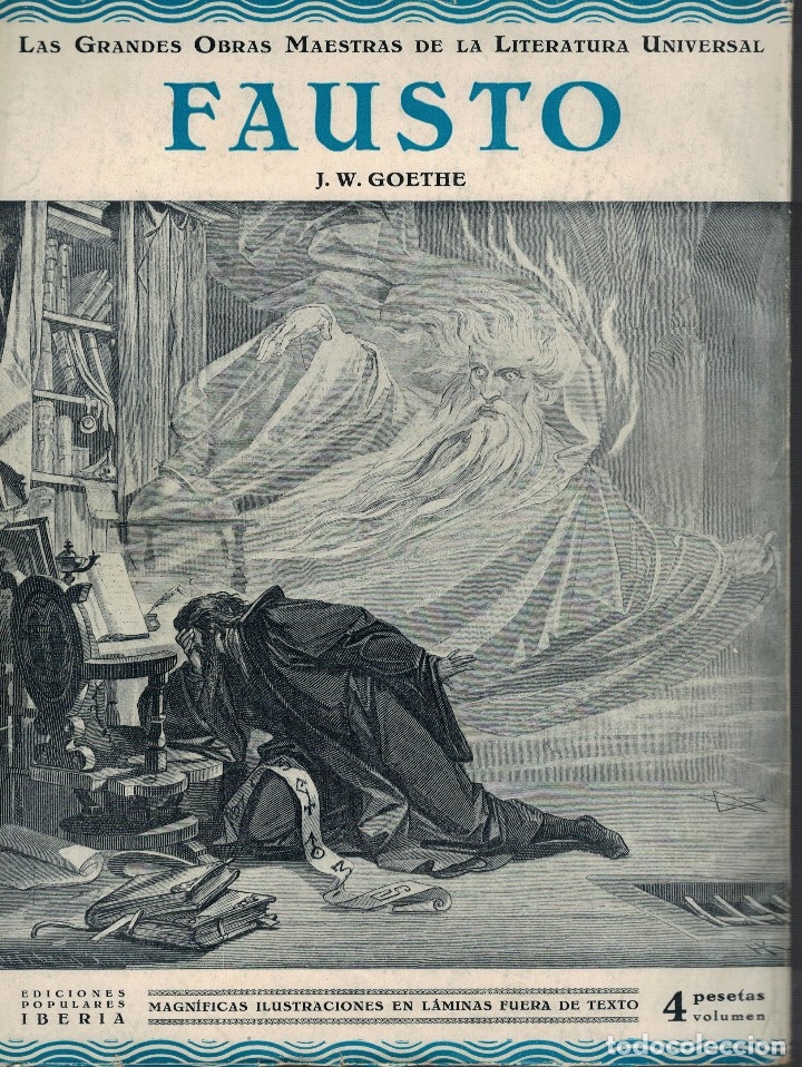 Libros antiguos: J.W. Goethe, Fausto. / Iberia - Foto 2