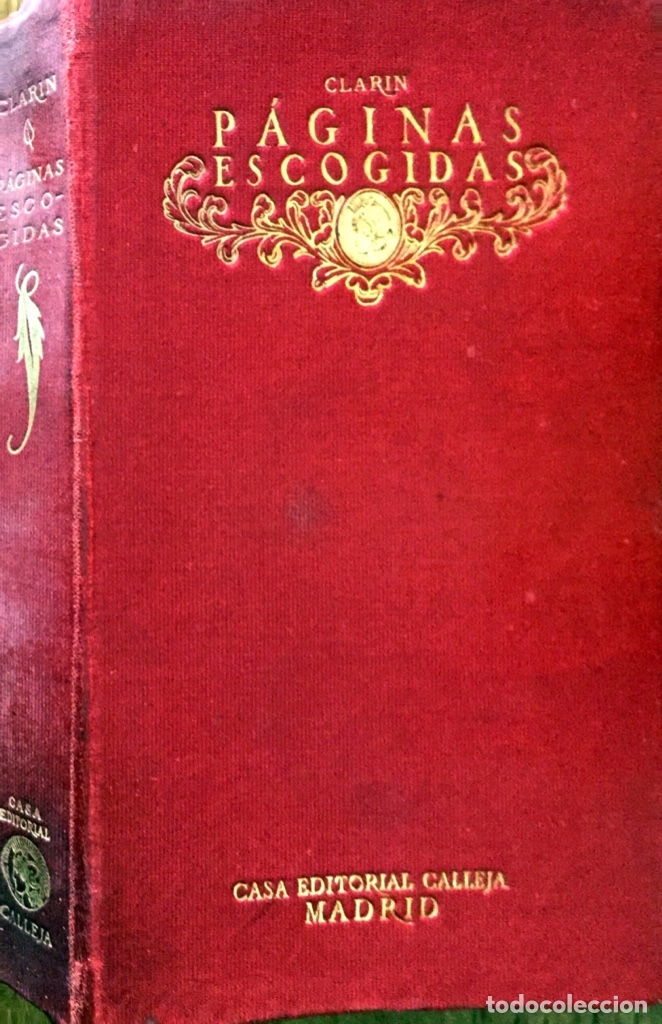 Libros antiguos: CLARIN. P&Aacute;GINAS ESCOGIDAS 1876 - Foto 1
