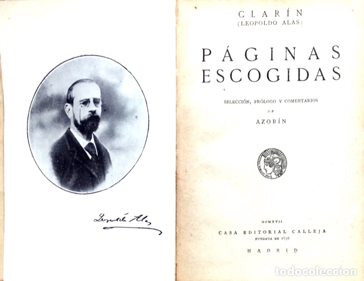 Libros antiguos: CLARIN. P&Aacute;GINAS ESCOGIDAS 1876 - Foto 2