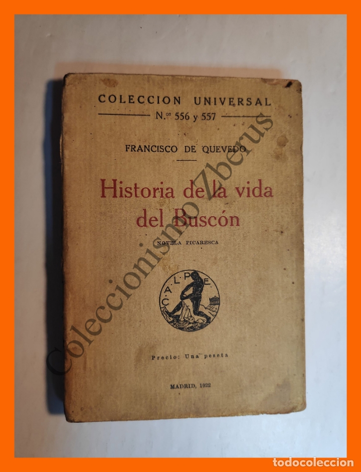 Libros antiguos: Historia de la vida del Buscon - Francisco de Quevedo - Foto 1