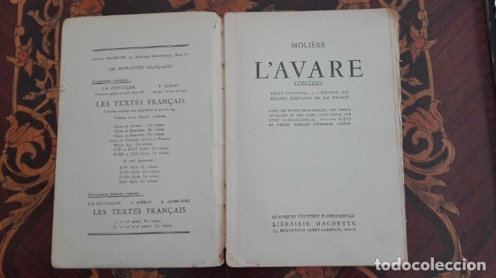 Libros antiguos: Moliere LAvare 1935 - Foto 2