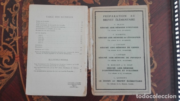 Libros antiguos: Corneille Le Cid 1935 - Foto 5