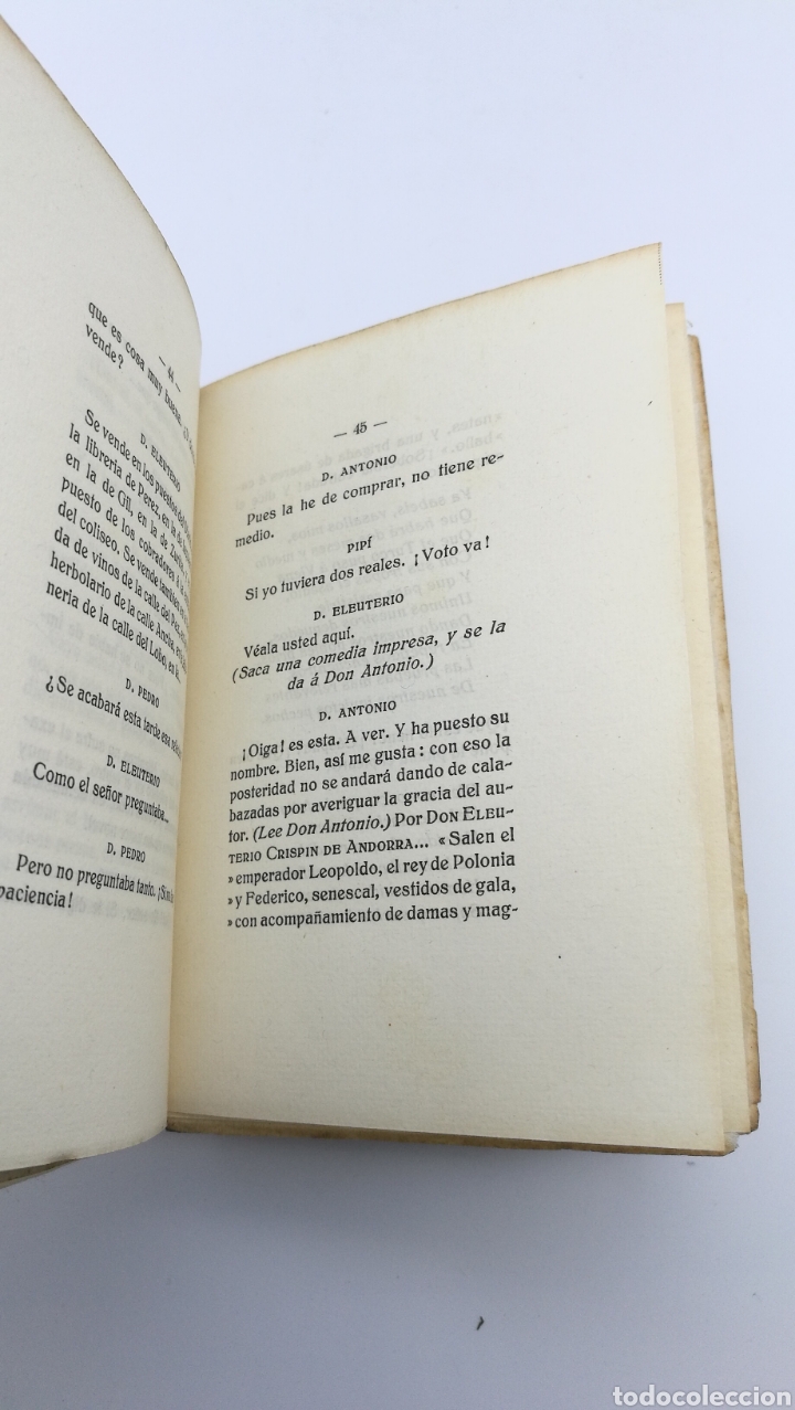 Libros antiguos: La com&egrave;dia nueva de Moratin a&ntilde;o 1926 - Foto 3