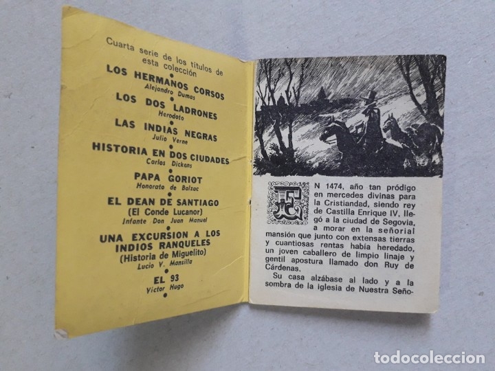 Libros antiguos: El difunto - Mini libro - Joyas de la literatura universal - Foto 2