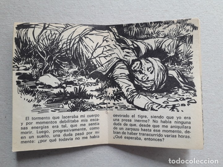 Libros antiguos: La marca del tigre - Mini libro - Joyas de la literatura universal - Foto 2