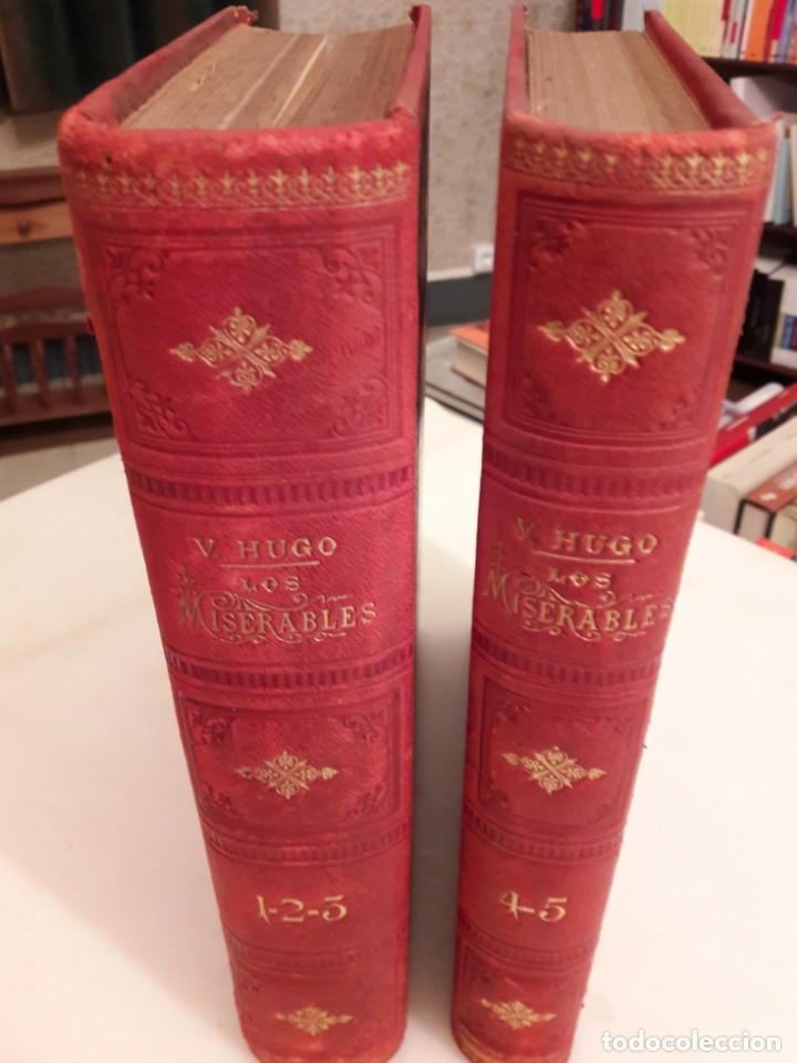 Libros antiguos: V&Iacute;CTOR HUGO - LOS MISERABLES - Foto 2