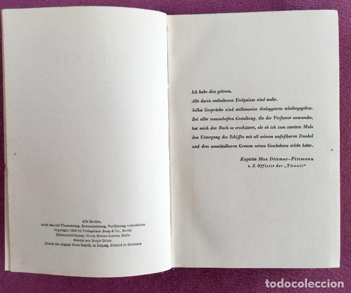 Libros antiguos: TITANIC Die Trag&ouml;die eines Ozeanriesen - Foto 5