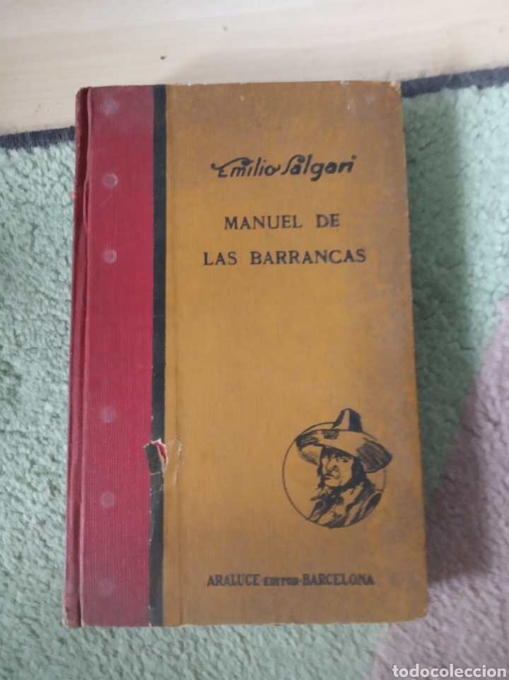 Libros antiguos: Manuel de las Barrancas. Emilio Salgari - Foto 1