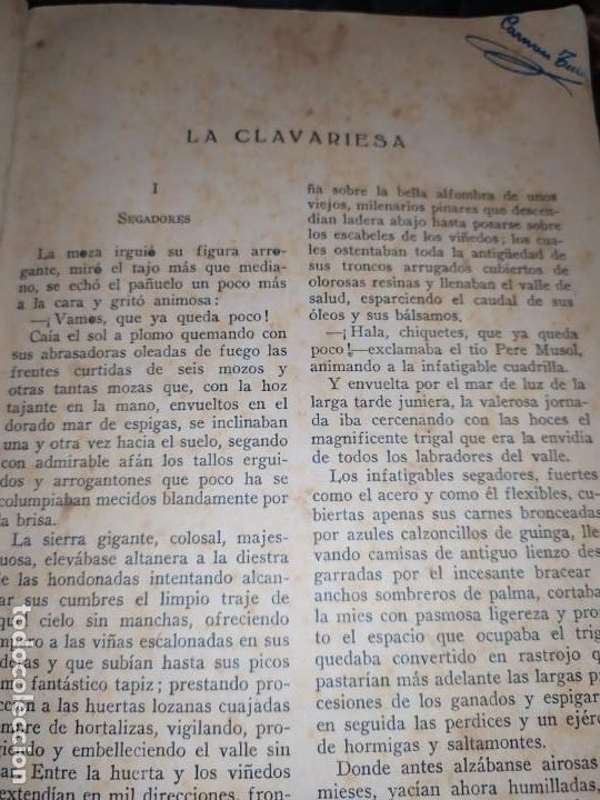 Libros antiguos: LA CLAVARIESA RAFAEL P&Eacute;REZ Y P&Eacute;REZ - Foto 17