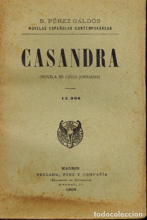 Libros antiguos: CASANDRA - Foto 1