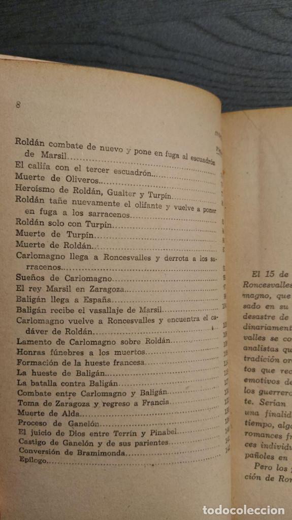 Libros antiguos: EL CANTAR DE ROLDAN  MARTIN DE RIQUER.  COLECCION AUSTRAL. - Foto 2
