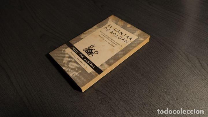 Libros antiguos: EL CANTAR DE ROLDAN  MARTIN DE RIQUER.  COLECCION AUSTRAL. - Foto 6