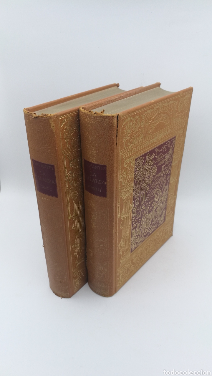 Libros antiguos: Galatea de Miguel de Cervantes Facs&iacute;mil de gran calidad - Foto 1