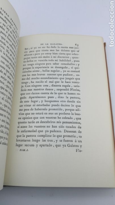 Libros antiguos: Galatea de Miguel de Cervantes Facs&iacute;mil de gran calidad - Foto 5