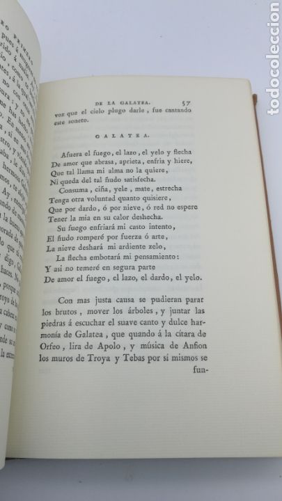 Libros antiguos: Galatea de Miguel de Cervantes Facs&iacute;mil de gran calidad - Foto 6