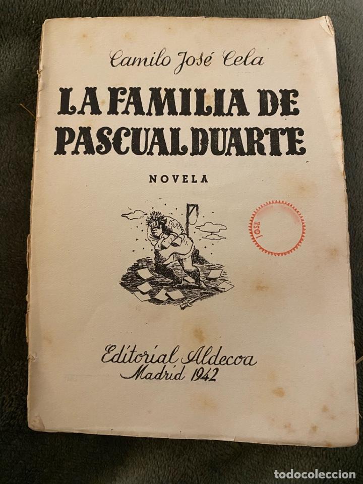 La familia de pascual duarte. primera edición, - Vendido en Subasta