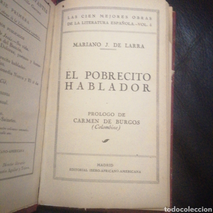 Libros antiguos: El pobrecito hablador - Foto 2