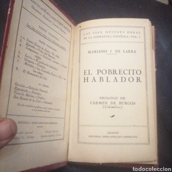 Libros antiguos: El pobrecito hablador - Foto 1