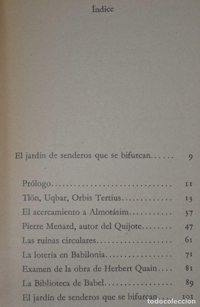 Libros antiguos: Ficciones -Jorge Luis Borges - Foto 2
