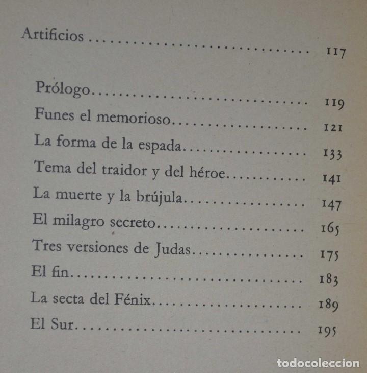 Libros antiguos: Ficciones -Jorge Luis Borges - Foto 3
