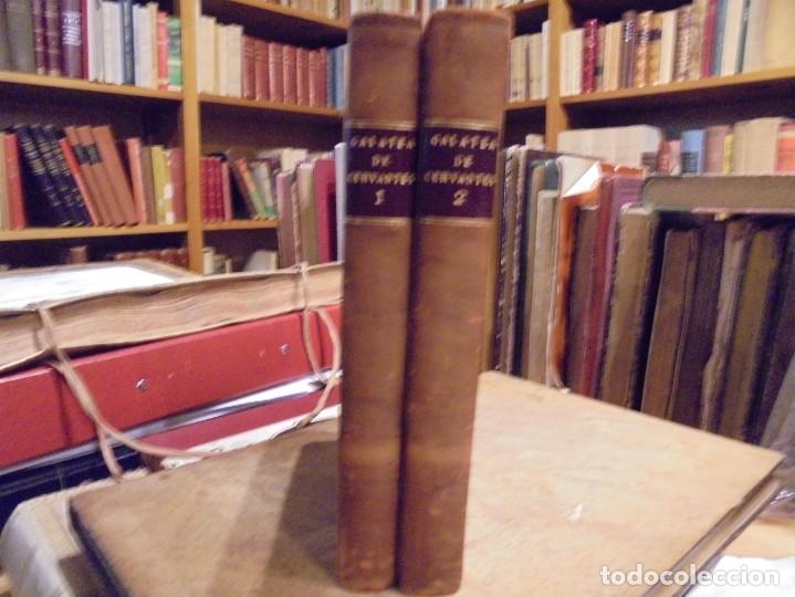 Libros antiguos: CERVANTES. LA GALATEA. SANCHA 1784. 2 Tomos - Foto 3
