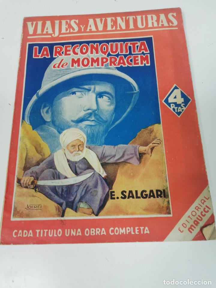 Libros antiguos: E. Salgari. La reconquista de Mompracem - Foto 1