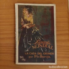 Libri antichi: LA NOVELA MUNDIAL 1 LA CASA DEL CRIMEN, PIO BAROJA, 1926