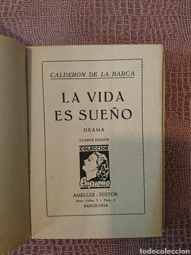 Libros antiguos: La vida es sue&ntilde;o - Foto 3
