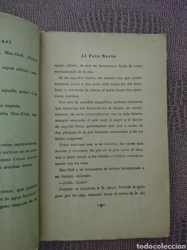 Libros antiguos: Al polo norte - Foto 3