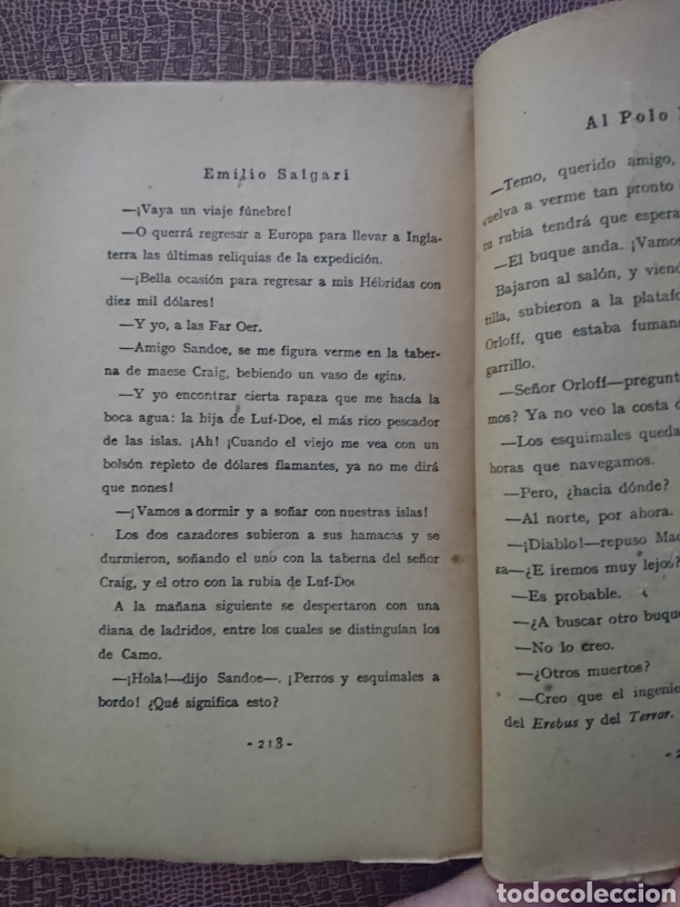 Libros antiguos: Al polo norte - Foto 4