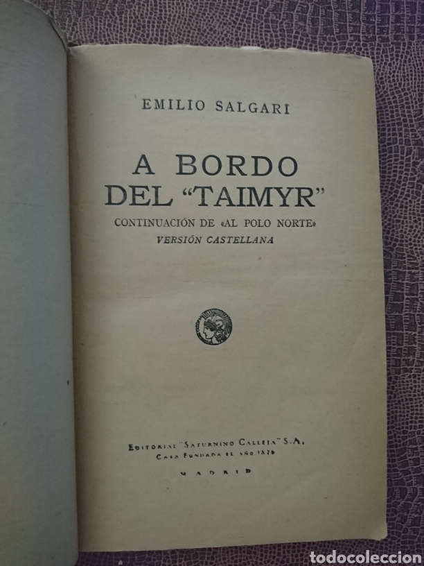 Libros antiguos: A bordo del Taimyr - Foto 3