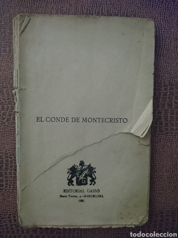 Libros antiguos: El conde de montecristo - Foto 1