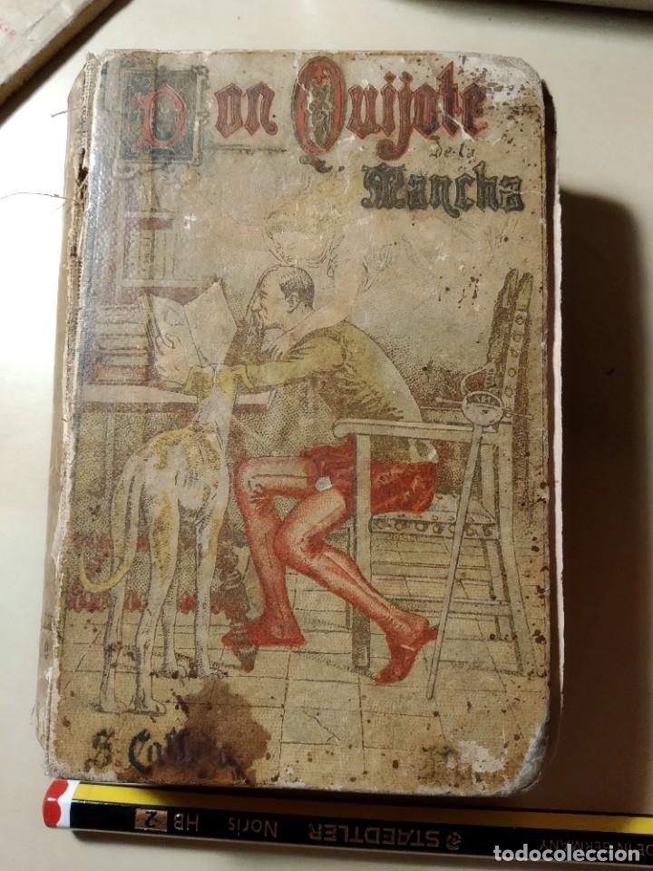 Libros antiguos: Don Quijote. Edici&oacute;n en miniatura. 1902 - Foto 2