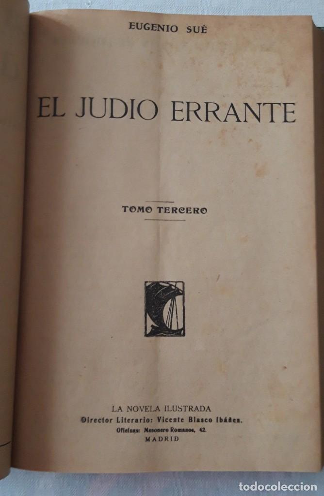 Libros antiguos: EL JUD&Iacute;O ERRANTE. Eugenio SUE. Sobre 1905 - Foto 3