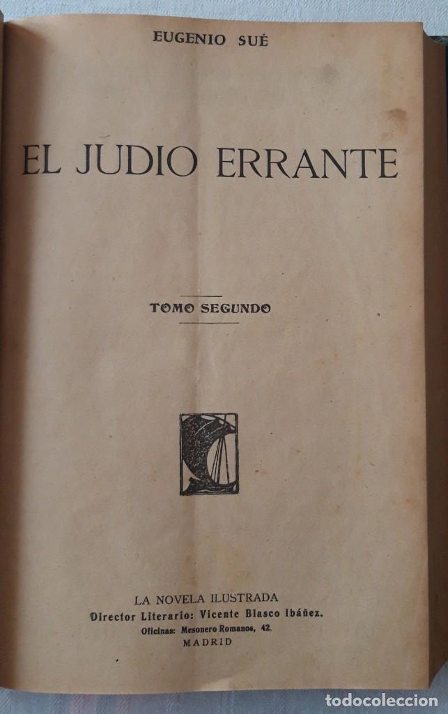Libros antiguos: EL JUD&Iacute;O ERRANTE. Eugenio SUE. Sobre 1905 - Foto 5