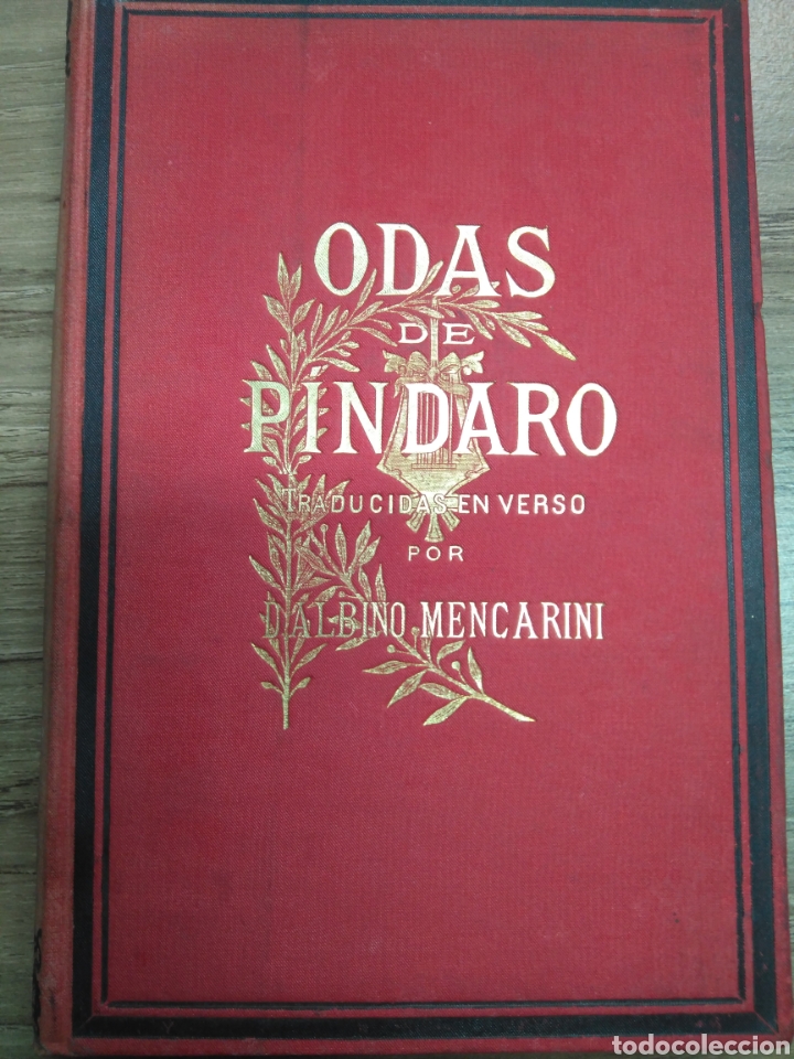 Libros antiguos: MENCARINI ALBINO D.ODAS DE PINDARO - Foto 1