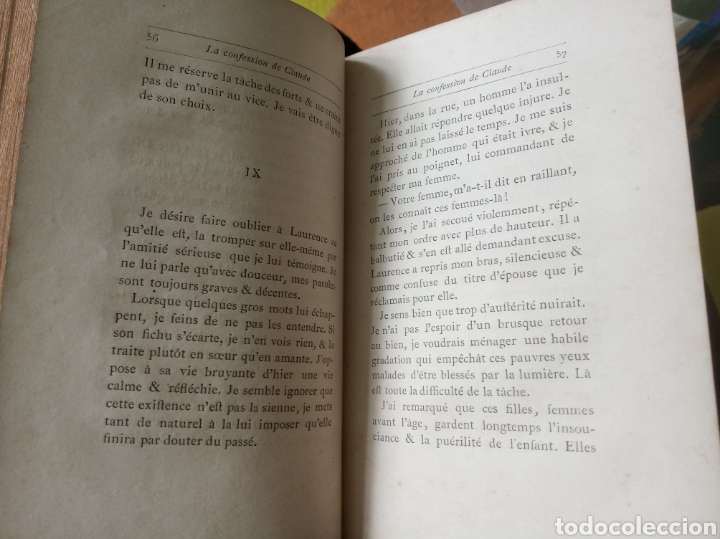 Libros antiguos: La confession de Claude. Emilie Zola - Foto 5