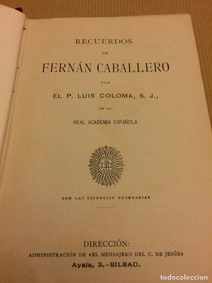 Libros antiguos: FERNAN CABALLERO - Foto 1