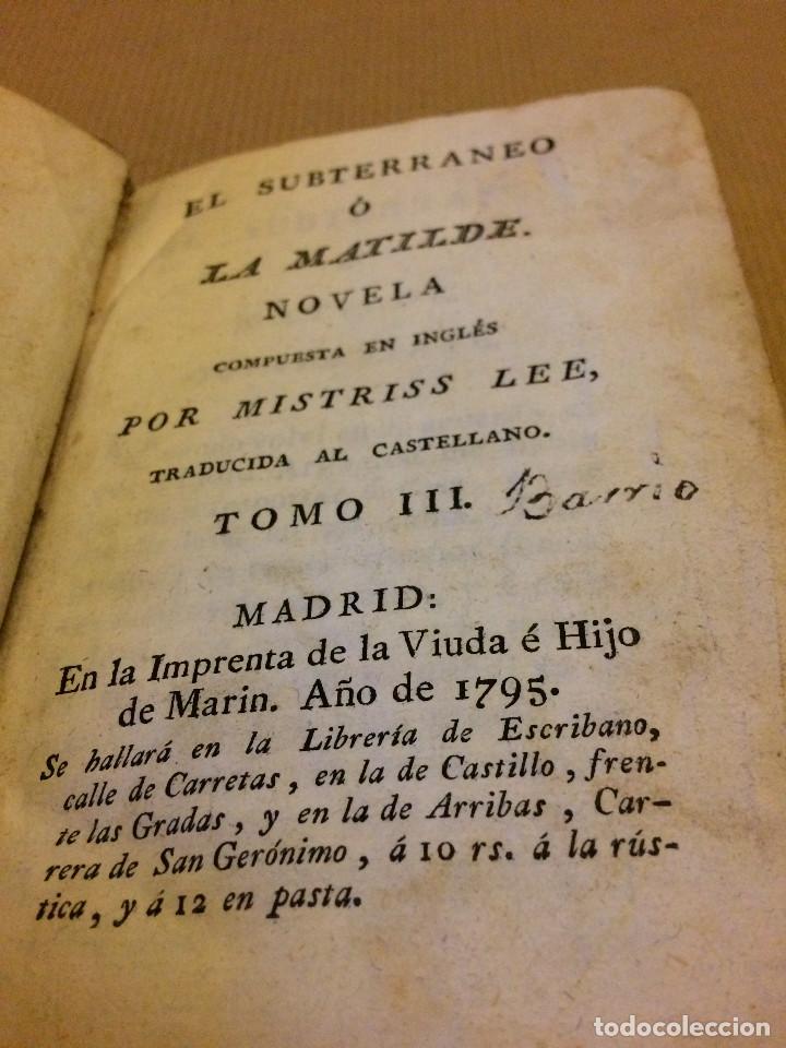 Libros antiguos: MISTRISS LEE 1795 - Foto 1