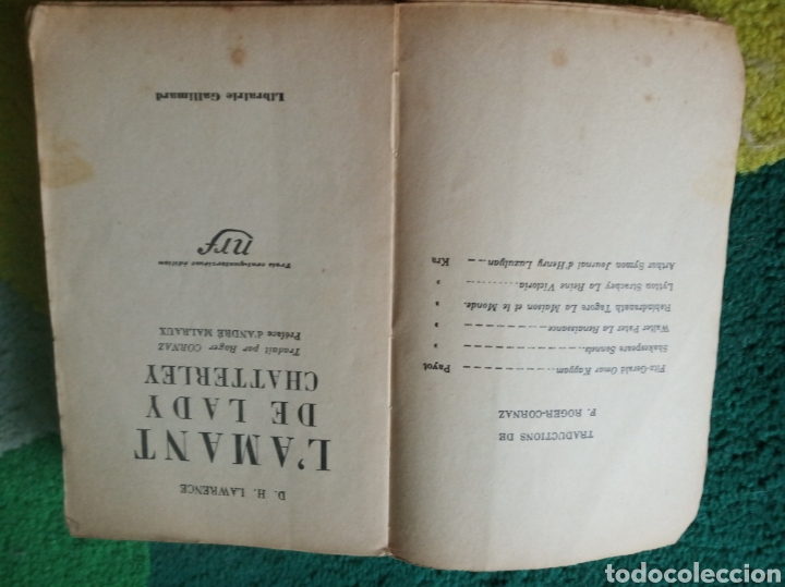 Libros antiguos: Lamant de Lady Chetterley. D. H. Lawrence - Foto 3