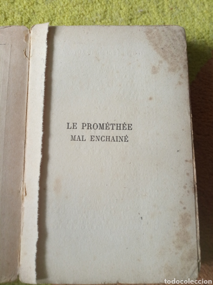 Libros antiguos: Le Prom&eacute;th&eacute;e mal encha&icirc;n&eacute;. Andr&eacute; Gide - Foto 3