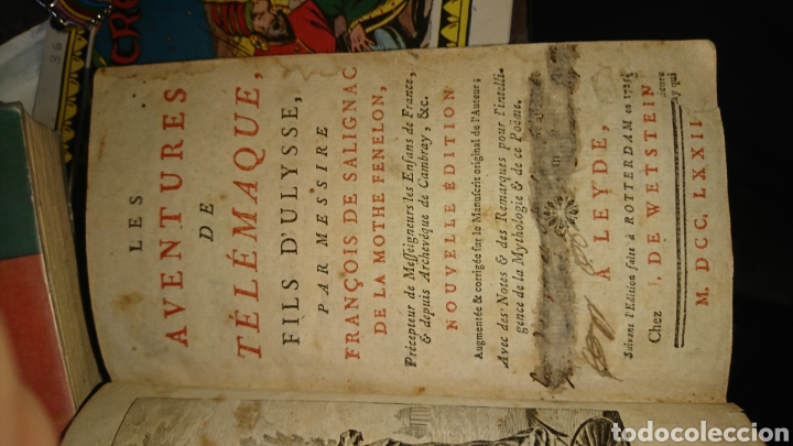 Libros antiguos: Les Aventures de Telemaque - Foto 2