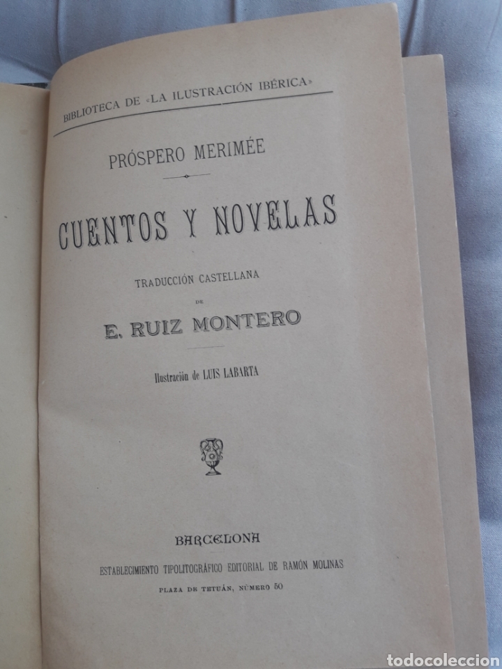 Libros antiguos: Cuentos y Novelas libro siglo XIX - Foto 3
