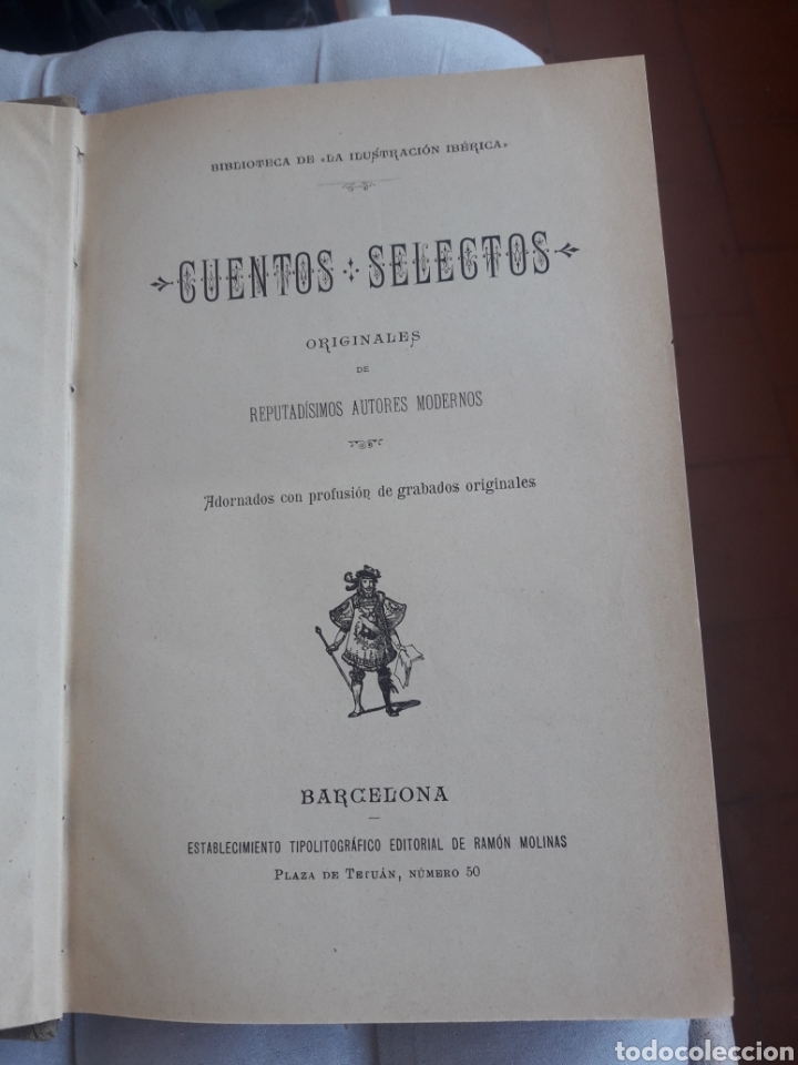 Libros antiguos: Cuentos Selectos, libro siglo XIX - Foto 3 - 205351490